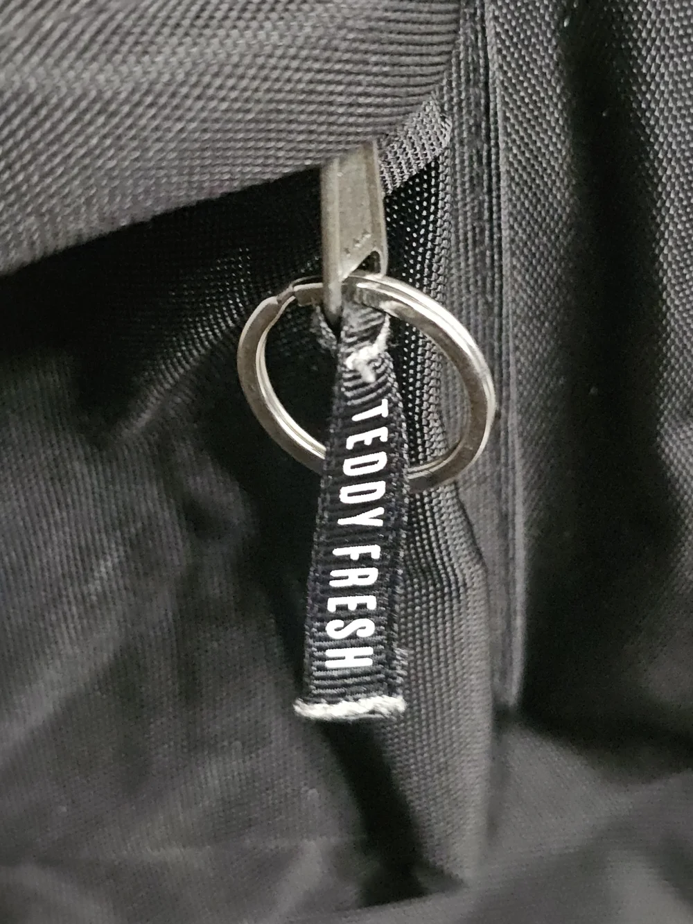 Teddy Fresh Full Size Black Backpack Bear Logo Laptop OS